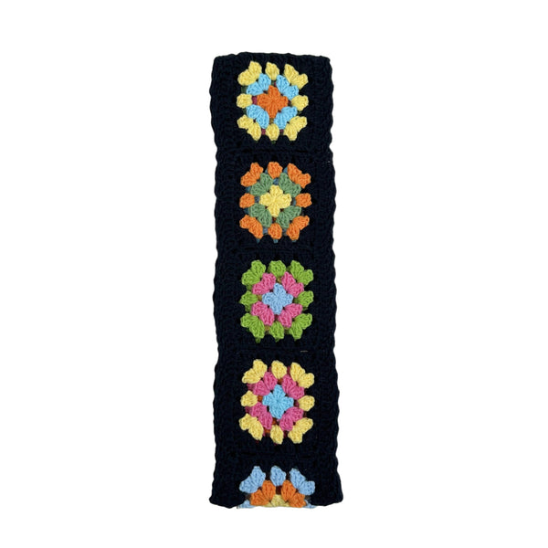 Handmade Crochet  Vintage Multicolor flower Steering Wheel Covers Universal 14-15 inch for Women and Men,New Car Gift,Handmade Gift