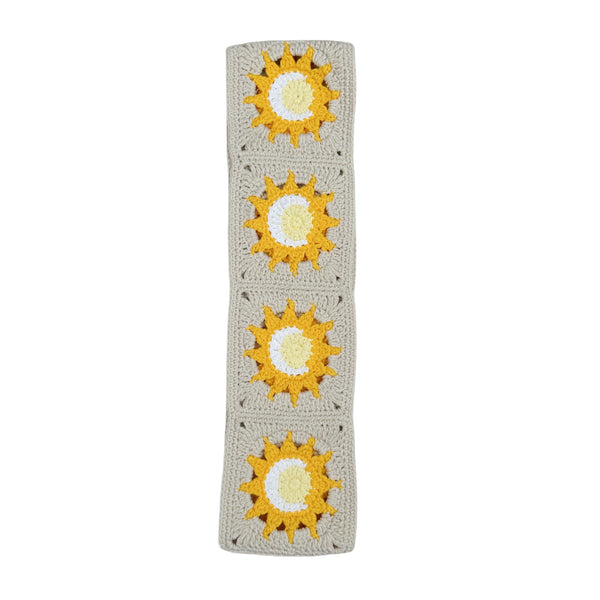 Handmade Crochet  Vintage Sun And Moon Steering Wheel Covers Universal 14-15 inch for Women and Men,New Car Gift,Handmade Gift,Gift for her
