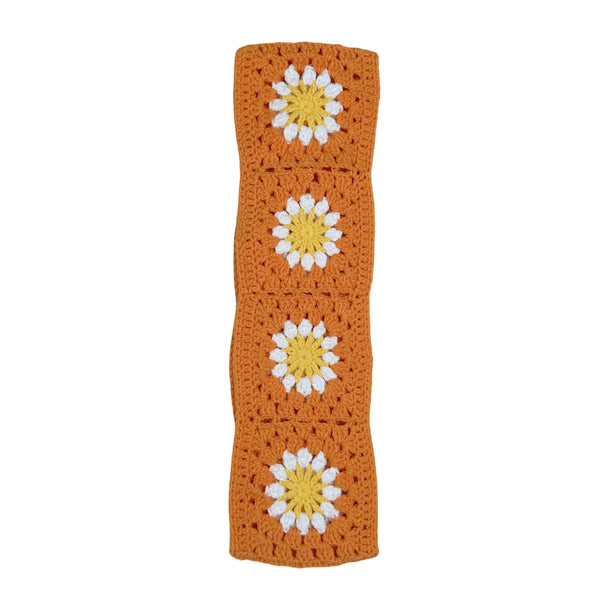 Handmade Crochet  Orange Daisy Steering Wheel Covers Universal 14-15 inch for Women and Men,New Car Gift,Handmade Gift,Gift for her