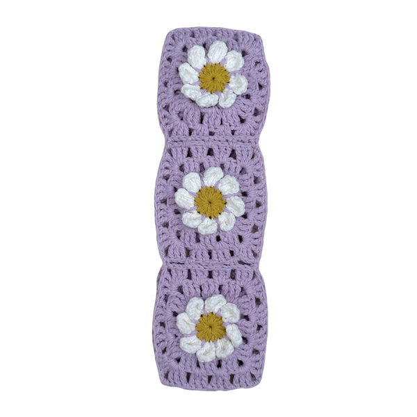 Handmade Crochet  Purple cute Daisy Steering Wheel Covers Universal 14-15 inch for Women and Men,New Car Gift,Handmade Gift,Gift for her