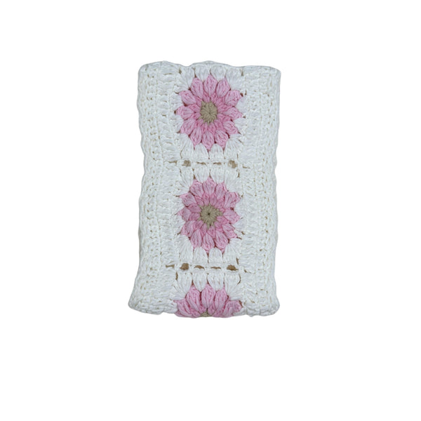 Handmade Crochet  Pink daisy flower Steering Wheel Covers Universal 14-15 inch for Women and Men,New Car Gift,Handmade Gift,Gift for her