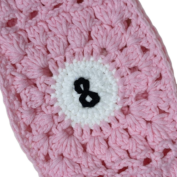 Handmade Crochet  Pink 8 Ball Steering Wheel Covers Universal 14-15 inch for Women and Men,New Car Gift,Handmade Gift