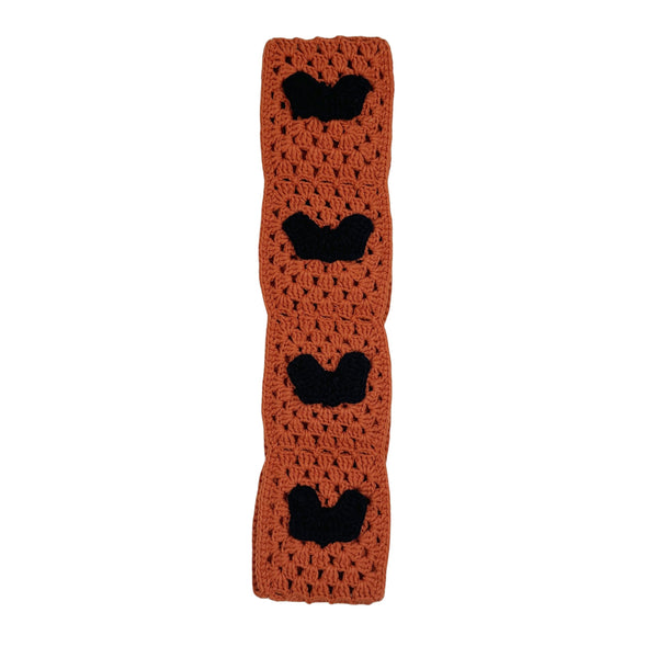 Handmade halloween Crochet Bat Steering Wheel Cover for Women Girl, Cute Flower Seat Belt Cover, Car Interior Accessories Decorations,new car gift