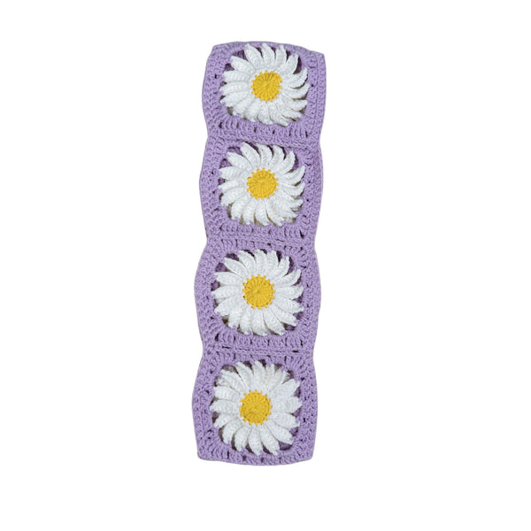 Handmade Crochet  Purple Daisy Steering Wheel Covers Universal 14-15 inch for Women and Men,New Car Gift,Handmade Gift,Gift for her