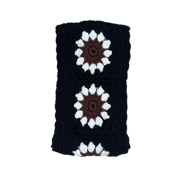 Handmade Crochet Brown sunflower Steering Wheel Cover for Women Girl, Cute Flower Seat Belt Cover, Car Interior Accessories Decorations,new car gift