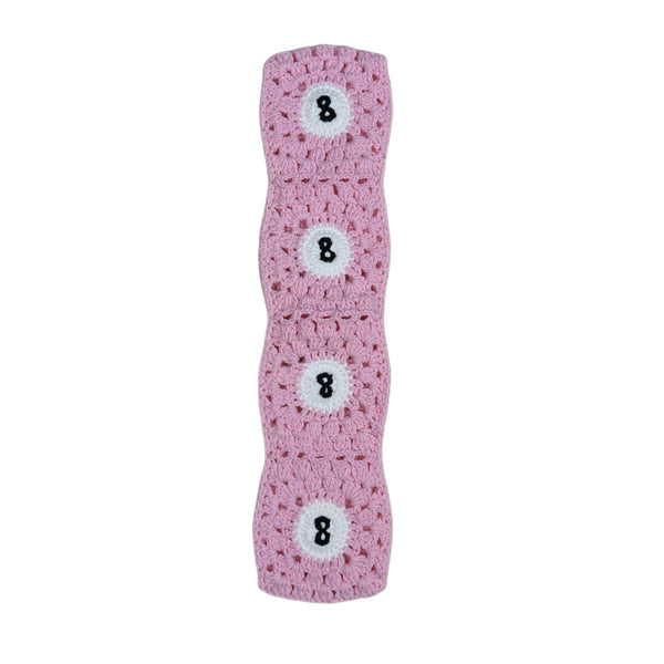 Handmade Crochet  Pink 8 Ball Steering Wheel Covers Universal 14-15 inch for Women and Men,New Car Gift,Handmade Gift
