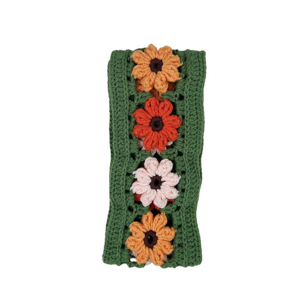 Handmade Crochet Muticolor flower Steering Wheel Cover for Women Girl, Cute Flower Seat Belt Cover, Car Interior Accessories Decorations,new car gift