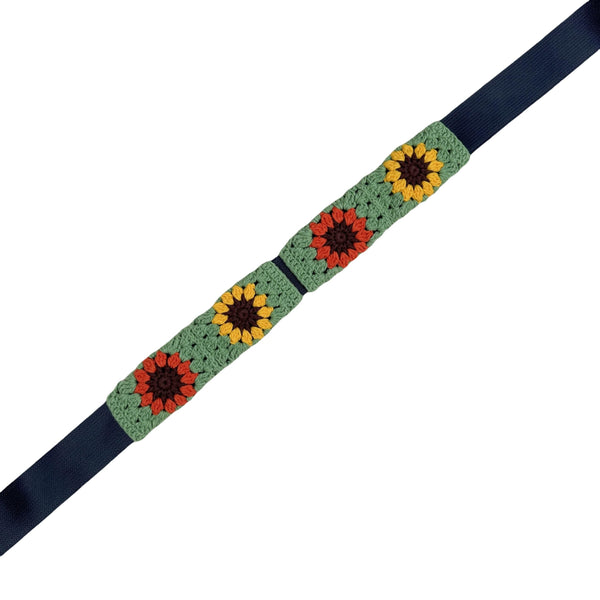 Handmade Crochet  Vintage Multicolor Sunflower Steering Wheel Covers Universal 14-15 inch for Women and Men,New Car Gift,Handmade Gift,Gift for her