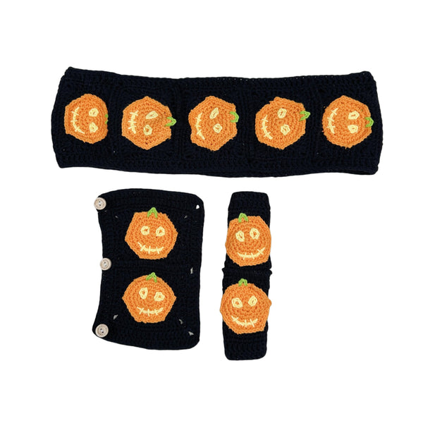 Handmade Crochet  pumpkin Steering Wheel Covers Universal 14-15 inch for Women and Men,New Car Gift,Handmade Gift,Gift for her