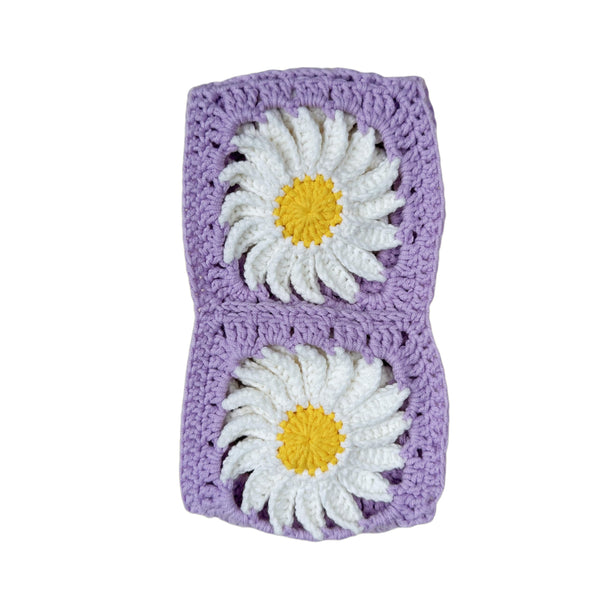 Handmade Crochet  Purple Daisy Steering Wheel Covers Universal 14-15 inch for Women and Men,New Car Gift,Handmade Gift,Gift for her