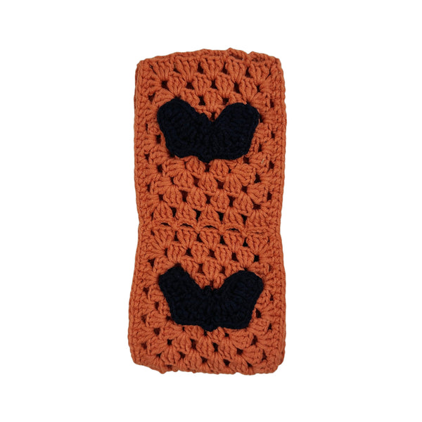 Handmade halloween Crochet Bat Steering Wheel Cover for Women Girl, Cute Flower Seat Belt Cover, Car Interior Accessories Decorations,new car gift