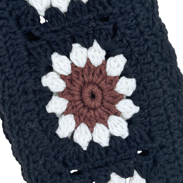 Handmade Crochet Brown sunflower Steering Wheel Cover for Women Girl, Cute Flower Seat Belt Cover, Car Interior Accessories Decorations,new car gift