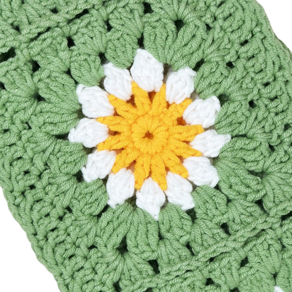 Handmade Crochet  Green daisy flower Steering Wheel Covers Universal 14-15 inch for Women and Men,New Car Gift,Handmade Gift,Gift for her