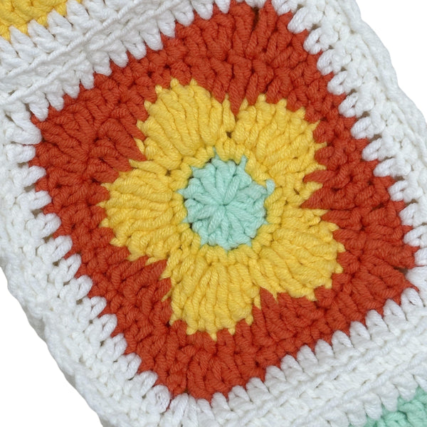 Handmade Crochet  Vintage Cute Multicolor flower Steering Wheel Covers Universal 14-15 inch for Women and Men,New Car Gift,Handmade Gift,Gift for her