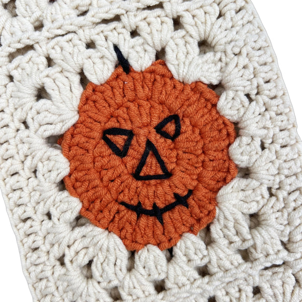 Handmade Crochet pumpkin Steering Wheel Covers Universal 14-15 inch for Women and Men