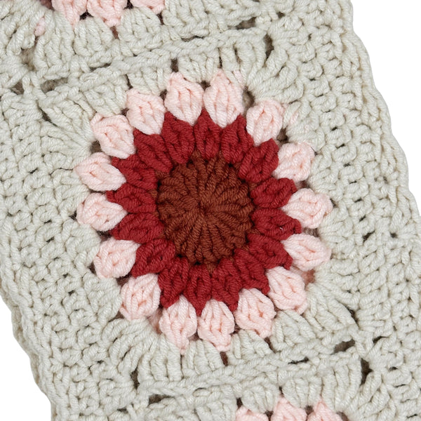 Handmade Crochet  Vintage Red flower Steering Wheel Covers Universal 14-15 inch for Women and Men,New Car Gift,Handmade Gift,Gift for her