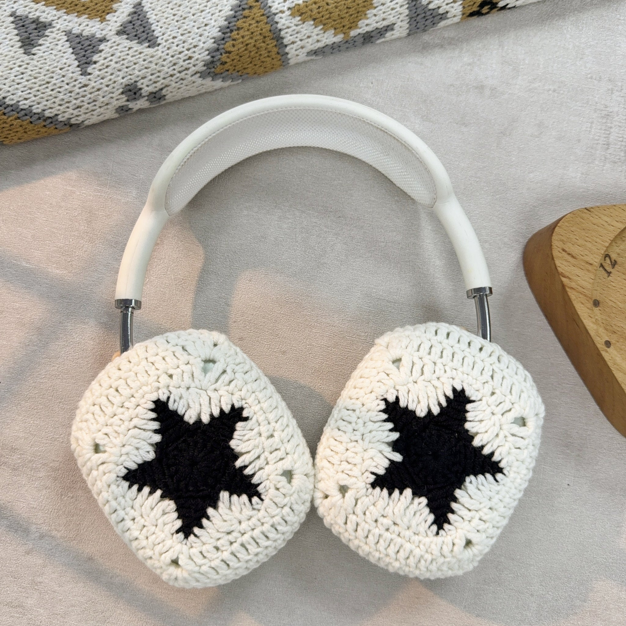 Vintage star Airpods Max Headphone Covers | Crochet AirPods Max Case | AirPod Max Cover | Handmade|Sony xm5 case|Sony xm4 cover