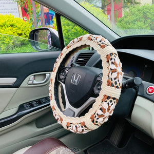 Steering Wheel Cover for women, Crochet cute Car interior decor kawaii Car Accessories decorations