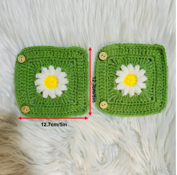 Steering Wheel Cover Crochet puff sunflower, Handmade unique Car Accessories interior decorations for women Gift
