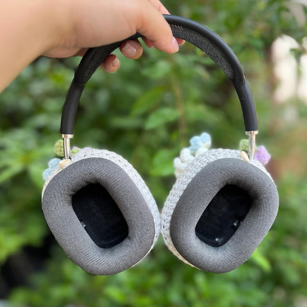 crochet handmade airpod max cover,bose headphone cover,sony xm5 accessories,sony xm4 cover,headphone accessories,Music Lovers,Handmade Gifts
