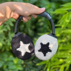skullcandy crusher crochet headphone cover,bose headphone cover,sony xm5 accessories,sony xm4 cover,sony xm6,Music Lovers,Handmade Gifts