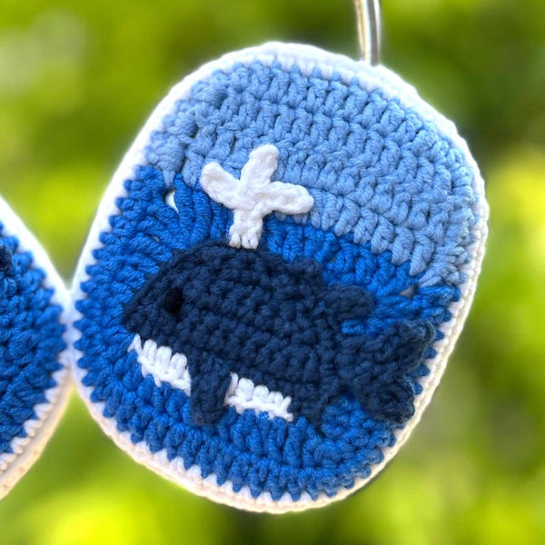 crochet whale granny square handmade airpod max covers,bose headphone cover,sony xm5 accessories,sony xm4 cover,sony xm6,Handmade Gifts