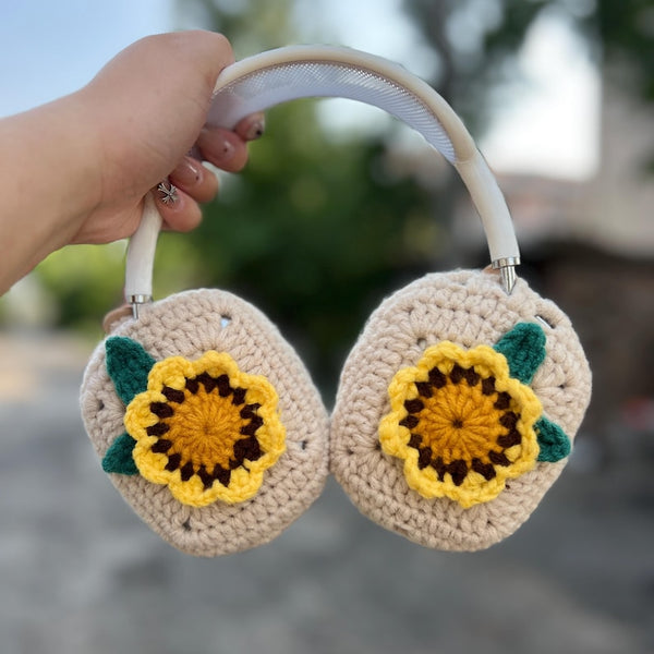 crochet handmade airpod max cover,bose headphone cover,sony xm5 accessories,sony xm4 cover,headphone accessories,Music Lovers,Handmade Gifts