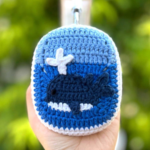 crochet whale granny square handmade airpod max covers,bose headphone cover,sony xm5 accessories,sony xm4 cover,sony xm6,Handmade Gifts