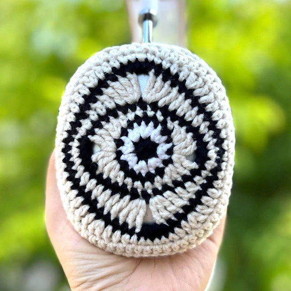 crochet evil eye handmade airpod max covers,bose headphone cover,sony xm5 accessories,sony xm4 cover,sony xm6,Music Lovers,Handmade Gifts