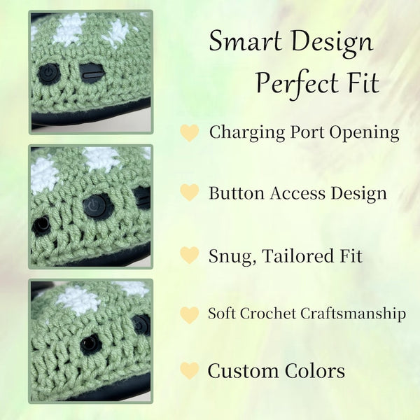 crochet handmade airpod max cover,bose headphone cover,sony xm6,sony xm5 accessories,sony xm4 cover,headphone accessories,Music Lovers.