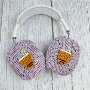 Crochet Milk Crochet Airpods Max Case Headphones Cover Cute AirPod Max Case Handmade Gift, Gift for Her