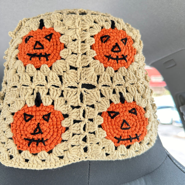 Halloween Pumpkin Car Steering Wheel Cover, Crochet Pumpkin Seat belt cover,Car accessories decoration,New Car Gifts,Gift for her