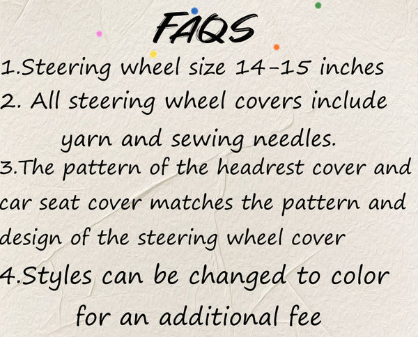 Crochet Steering Wheel Cover,Steering Wheel Cover,Sunflower Crochet Seat Belt Cover,Cute Steering Wheel Cover,Car accessories,Mother's Day