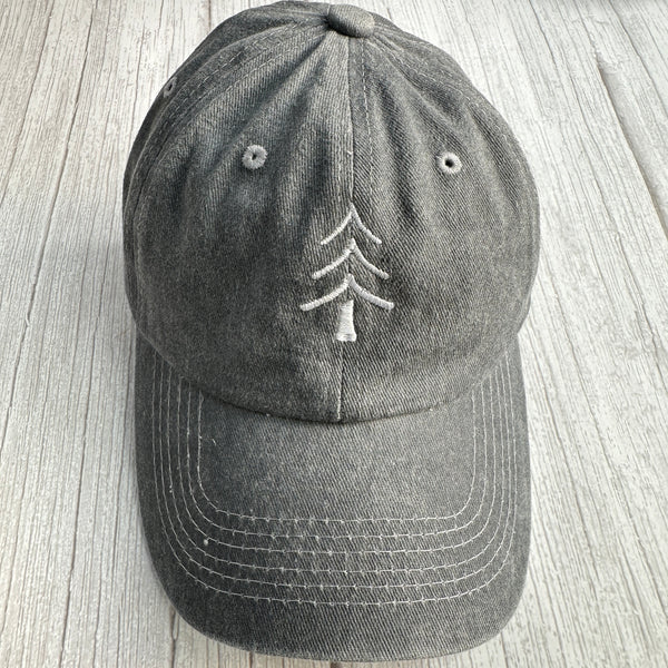 3 leaf clover Embroidery Hat ,Baseball Cap with Embroidered Patch, Dad Hat,Pine Tree Embroidered Hat,Outdoor Camping Hat,Spring Break Cap