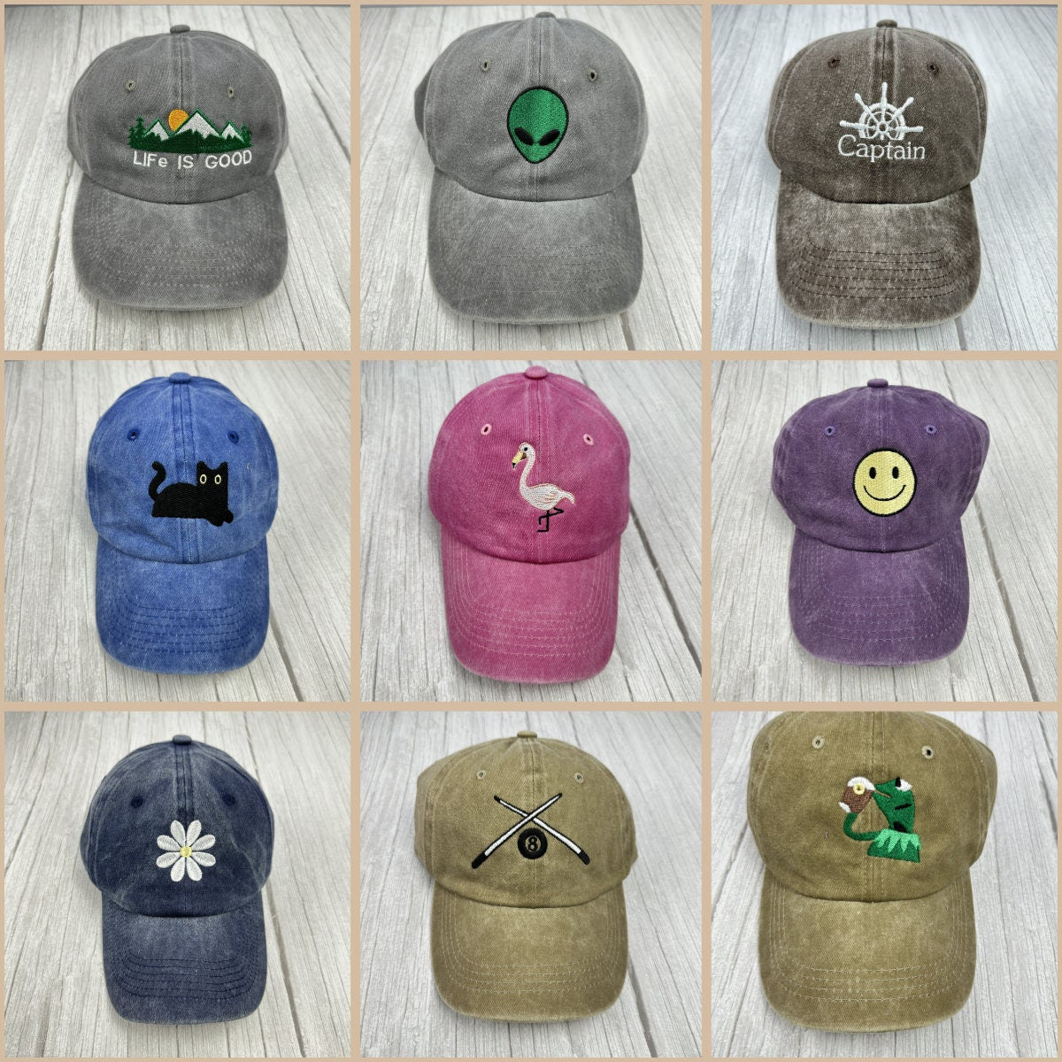 Kermit The Frog Embroidered Baseball Cap,Baseball Cap with Embroidered,Spring Break Cap,Unisex Classic Dad Trucker Hat,Gifts